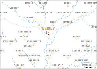 map of Bekily