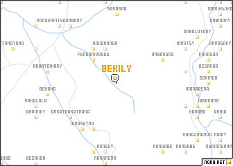 map of Bekily