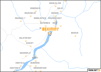 map of Bekininy