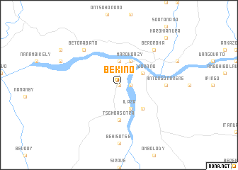 map of Bekino