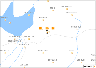 map of Bekirhan