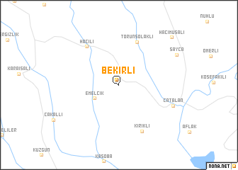 map of Bekirli