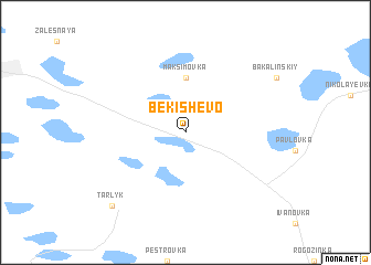 map of Bekishevo