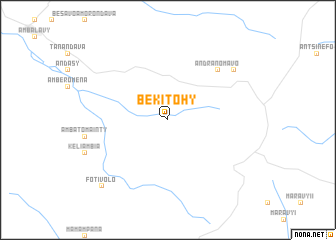 map of Bekitohy