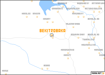 map of Bekitrobaka