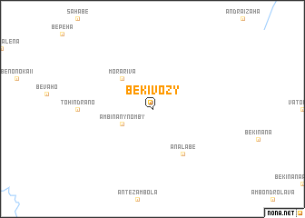 map of Bekivozy