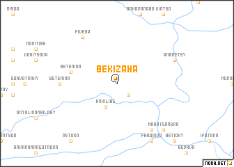 map of Bekizaha