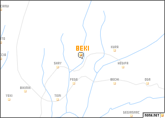 map of Bekʼī