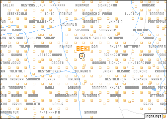 map of Beki