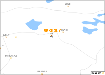 map of Bekkaly