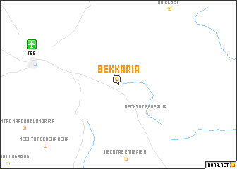 map of Bekkaria