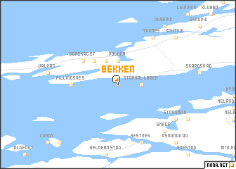 map of Bekken