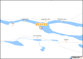 map of Bekkos