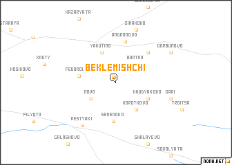 map of Beklemishchi