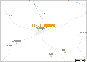 map of Beklemishevo