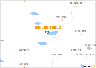 map of Beklemishevo