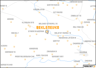 map of Beklenevka
