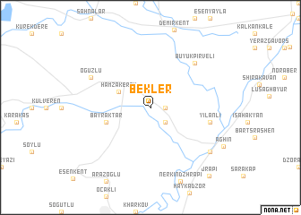 map of Bekler