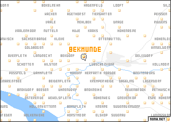 map of Bekmünde