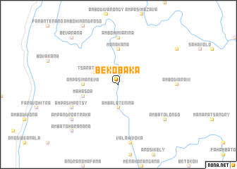 map of Bekobaka