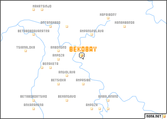 map of Bekobay