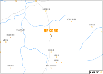 map of Békobo