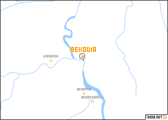 map of Bekodia