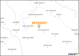 map of Bekodony