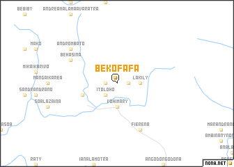 map of Bekofafa