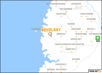 map of Bekolahy