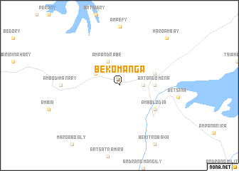 map of Bekomanga