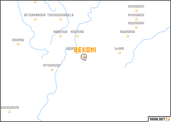 map of Bekomi