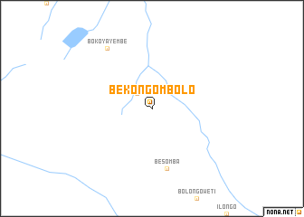map of Bekongombolo
