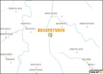 map of Bekoratsaka