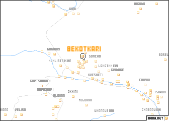 map of Bekot-Kari