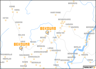 map of Bekouma