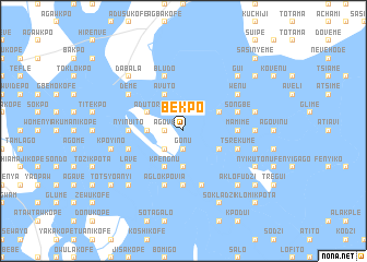 map of Bekpo