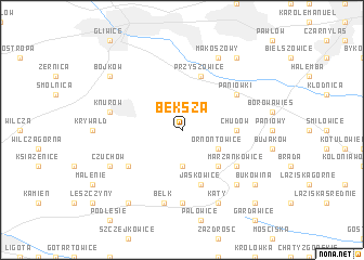 map of Beksza