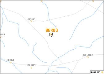 map of Bekud