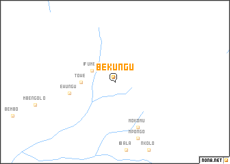 map of Bekungu