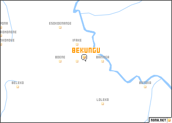 map of Bekungu