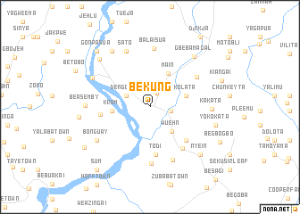 map of Be Kung