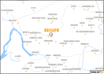 map of Bekura