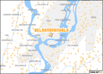 map of Bela Anārānwāla