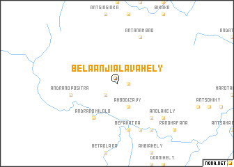 map of Bela Anjialavahely