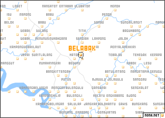 map of Belabak