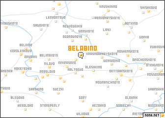 map of Belabino