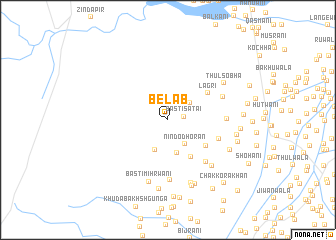 map of Belab