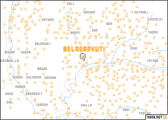 map of Belādarkuti