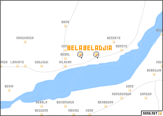 map of Béladjia